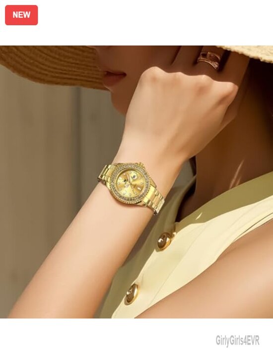 Ladies Watch Quartz Analog Stainless Steel Bracelet Water Resistant Dress Watch main image 7